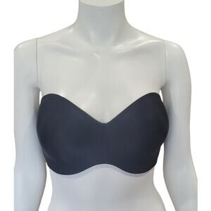 Maidenform 38DD Strapless Bra Black Stay Put Underwire Multiway T Shirt #05032